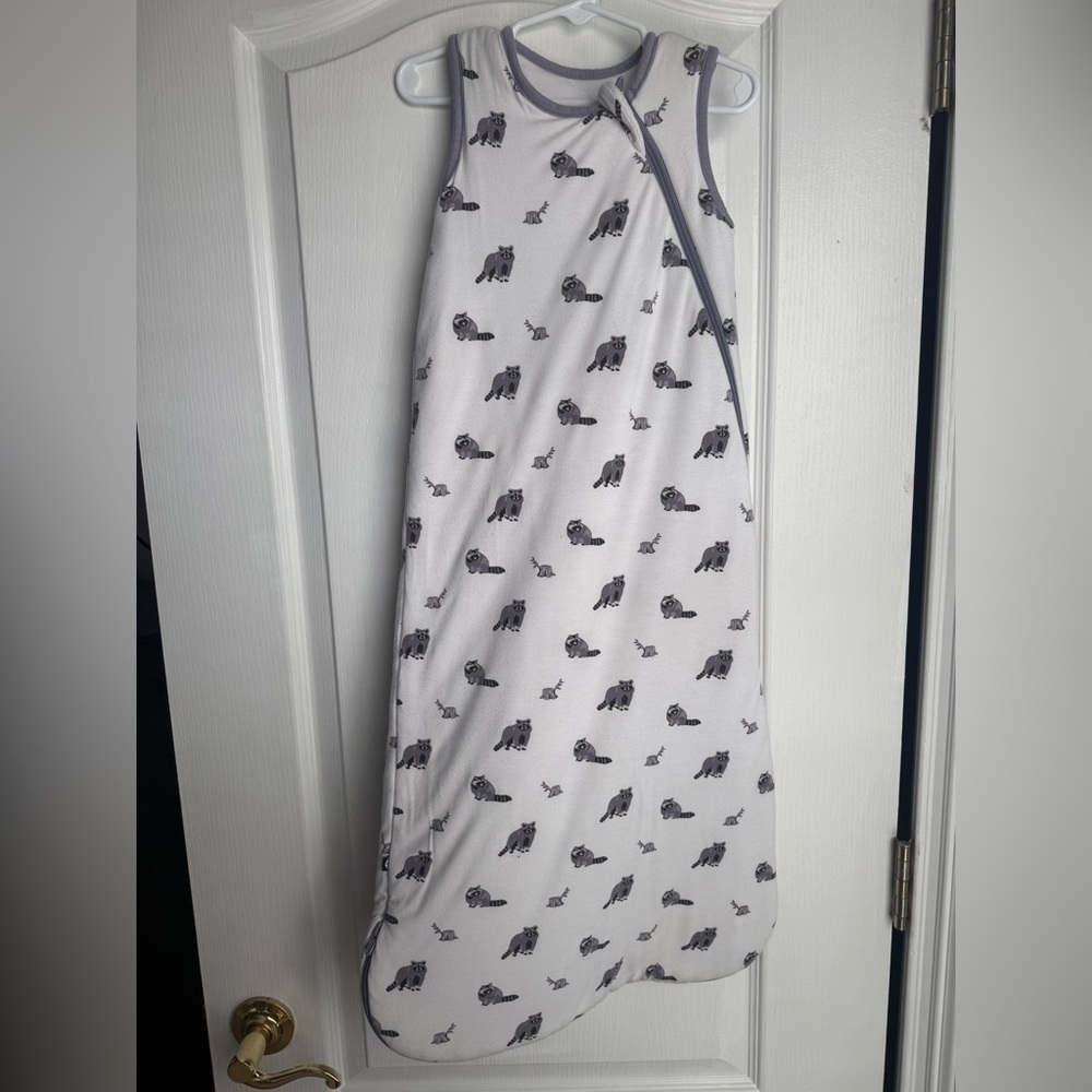 Kyte Baby Gray Raccoon Sleep Bag- 2.5tog M